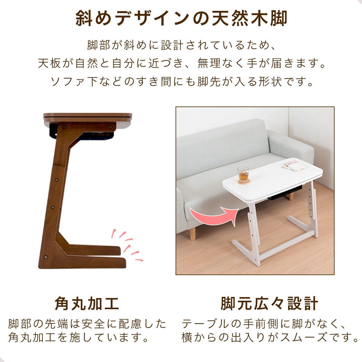 Amazon.co.jp : ぼん家具 こたつ テーブル ハイタイプ 円形 約60cm